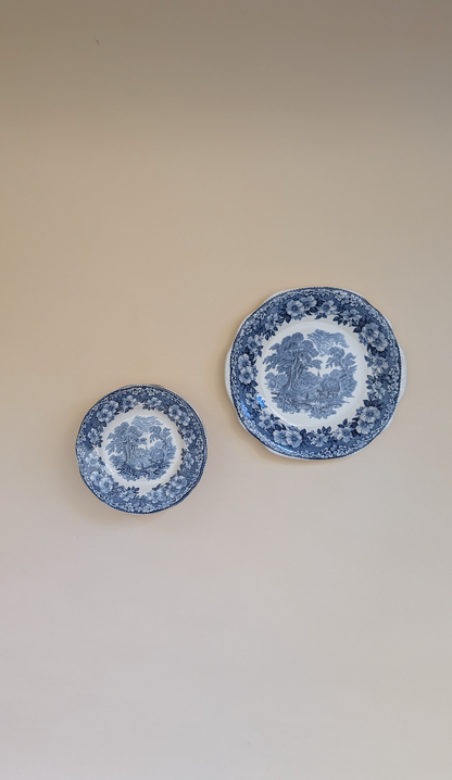 Assiettes à dessert et plat