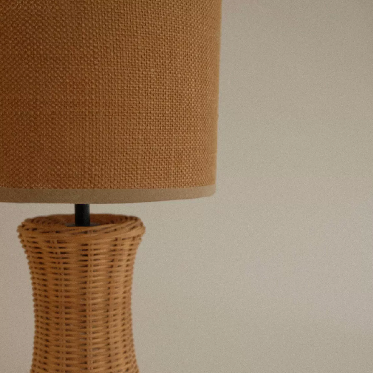 Lampe en osier