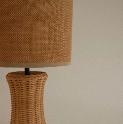 Lampe en osier