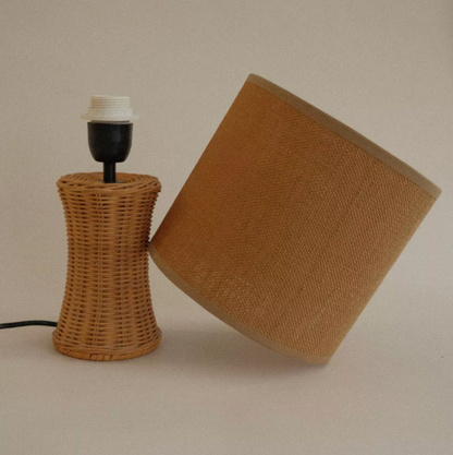 Lampe en osier