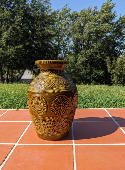 Vase vert West-Germany 547-30