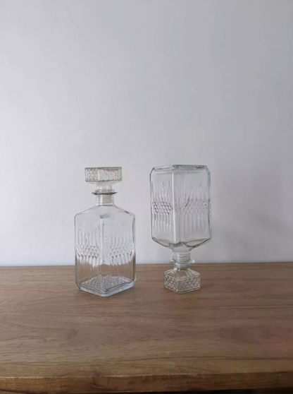 Paire de carafes à whisky