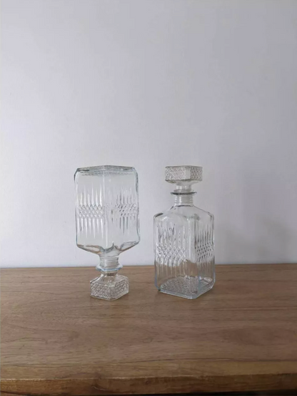 Paire de carafes à whisky