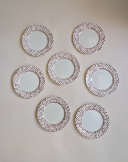 Ensemble de 7 assiettes