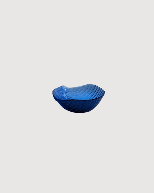 Coupelle coquillage bleue