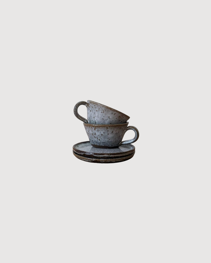 Paire de tasses en céramique
