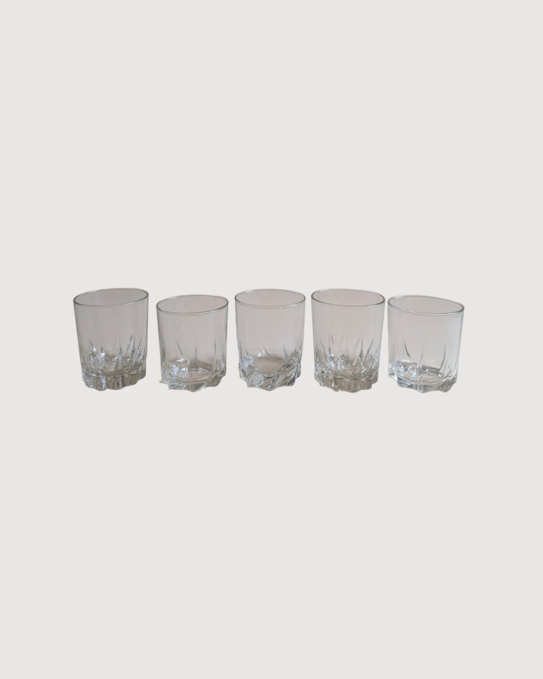 Ensemble de 5 verres à whisky