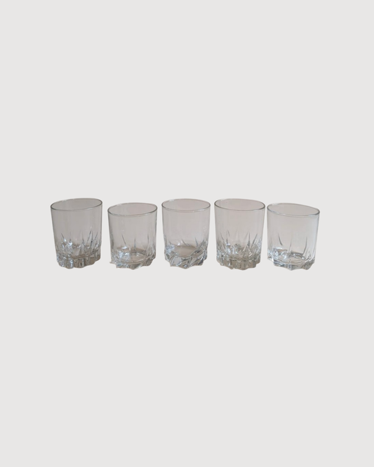 Ensemble de 5 verres à whisky