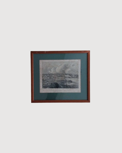 Gravure Biarritz - "Vue générale de Biarrits - Basses-Pyrénées"