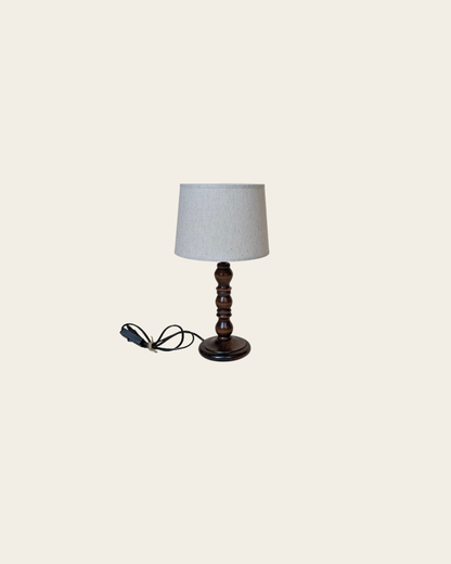 LAMPE EN BOIS TOURNÉ