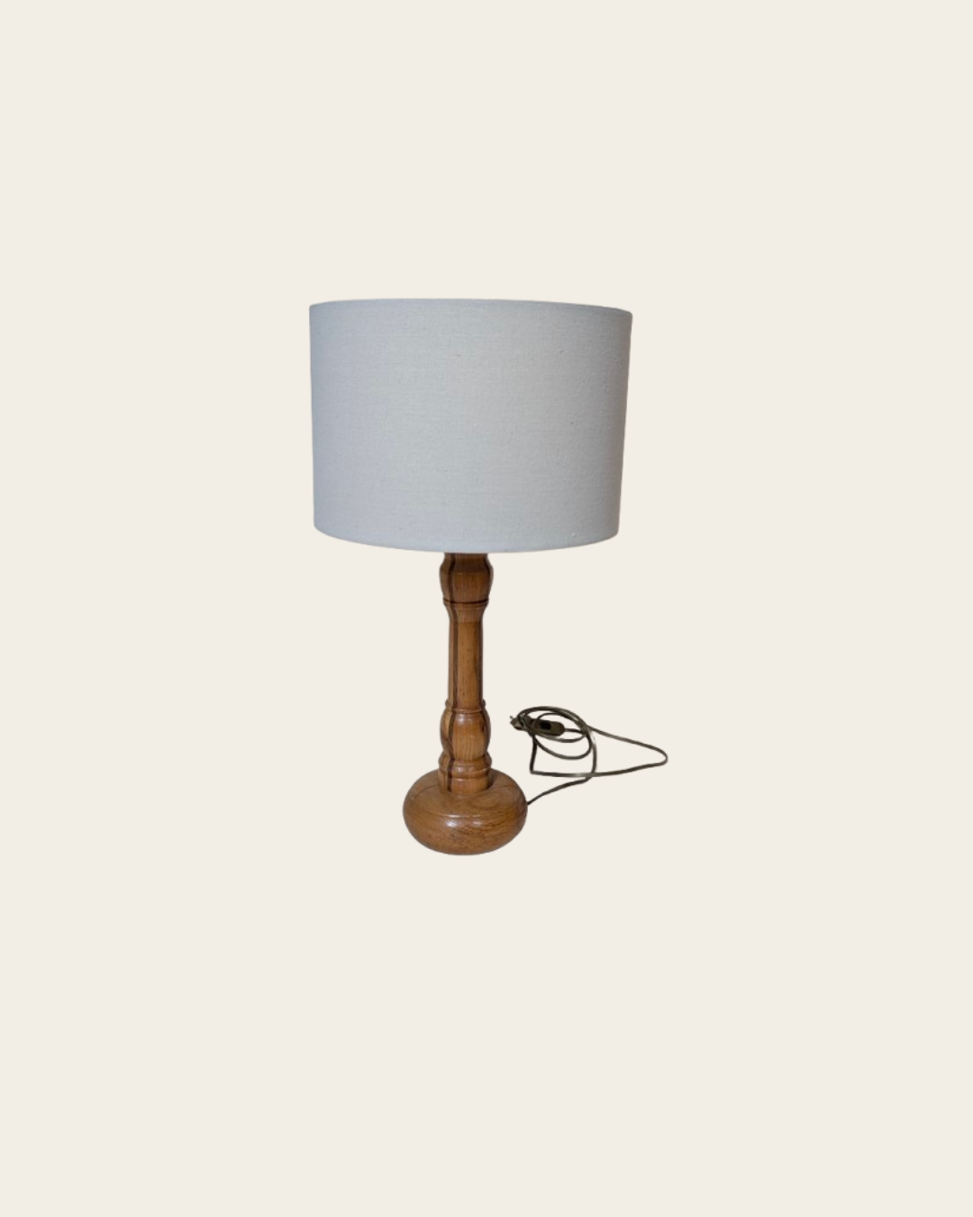 LAMPE EN BOIS