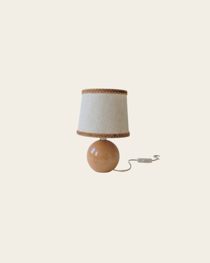 Lampe en bois