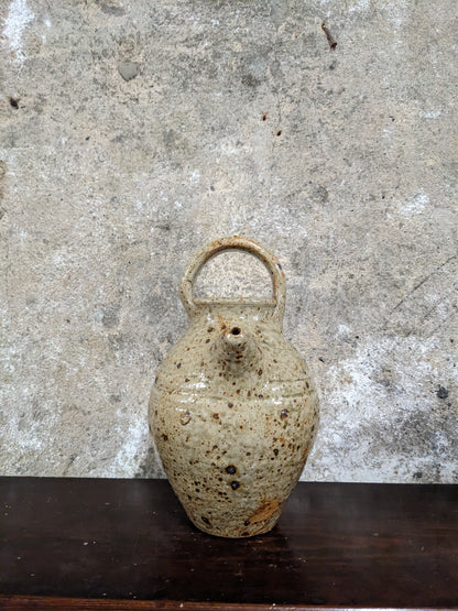 Lot de 6 tasses et un pichet en grès