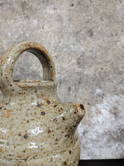 Lot de 6 tasses et un pichet en grès