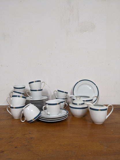 Service à café Art Déco – Modèle HW Collection, Qualitätsporzellan Bavaria Germany