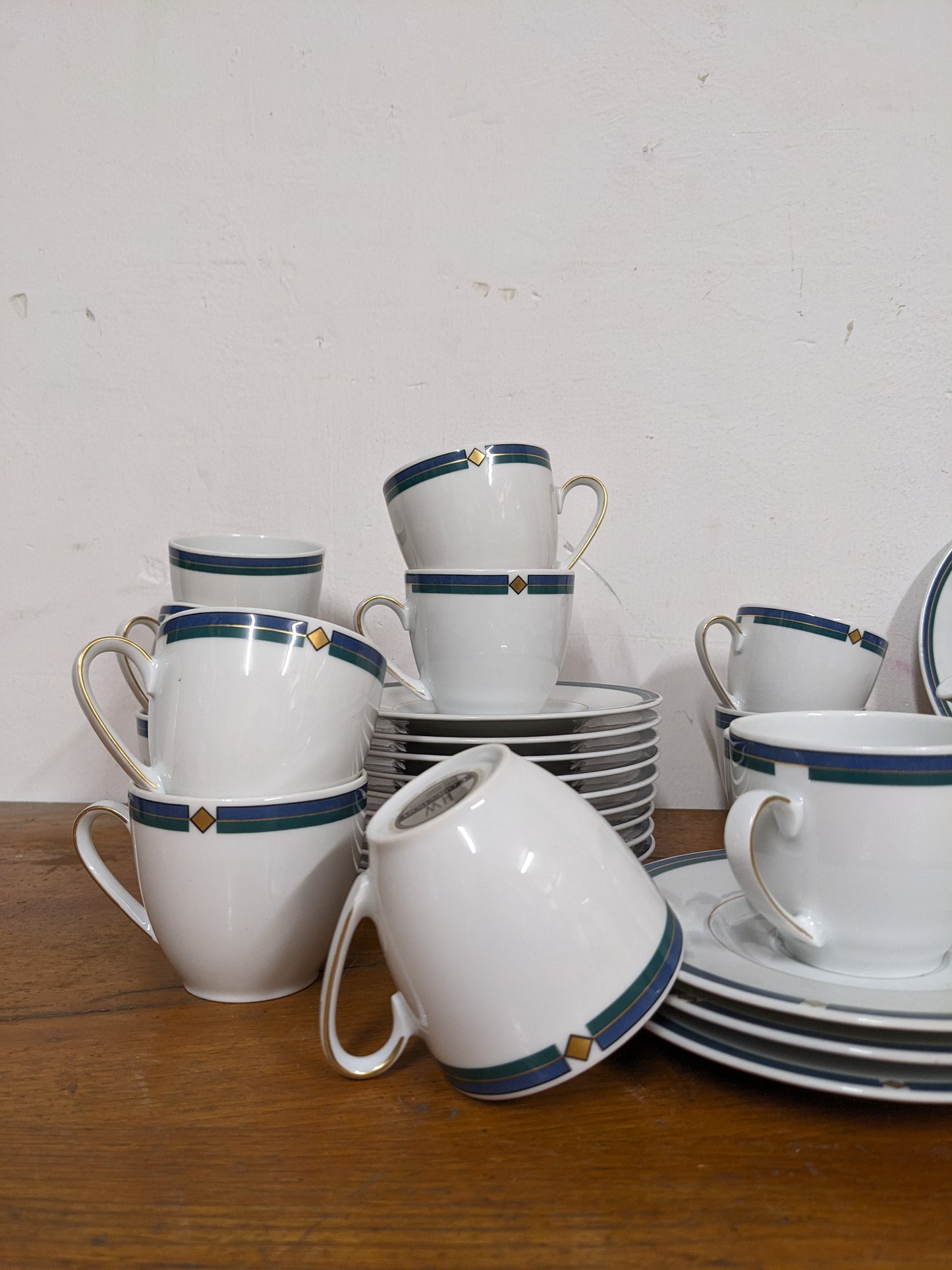 Service à café Art Déco – Modèle HW Collection, Qualitätsporzellan Bavaria Germany