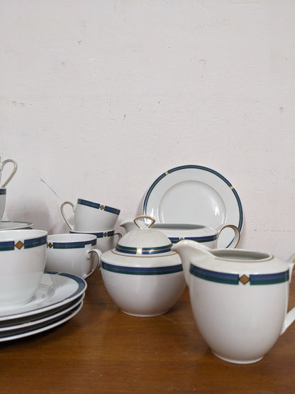 Service à café Art Déco – Modèle HW Collection, Qualitätsporzellan Bavaria Germany