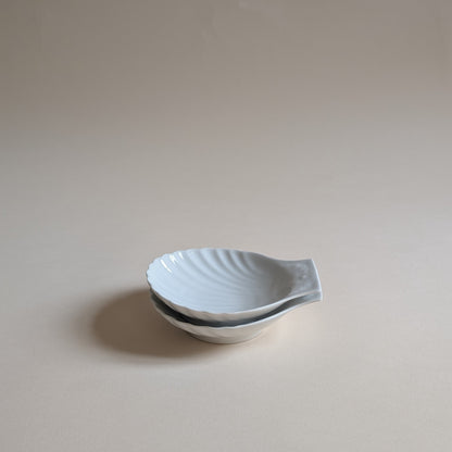 Paire de coupelles coquillages