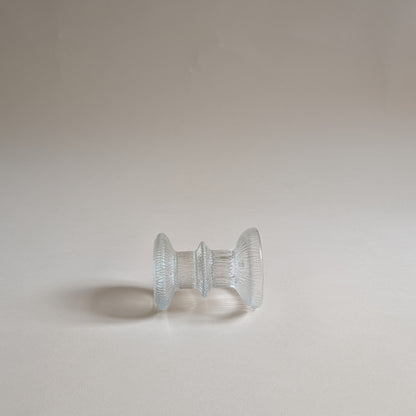 Bougeoir en verre