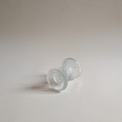 Bougeoir en verre