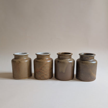 Ensemble de 4 pots en céramique