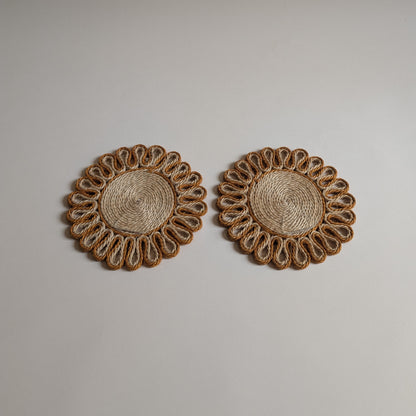 Paire de dessous de plats
