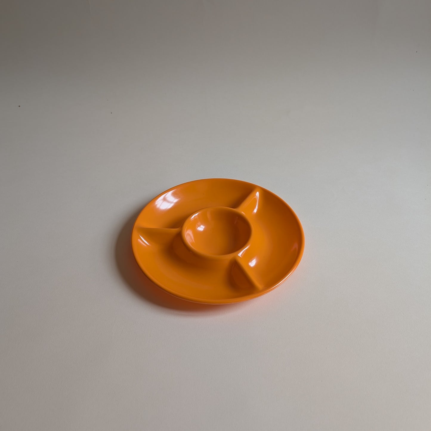 Coupelle compartimentée orange