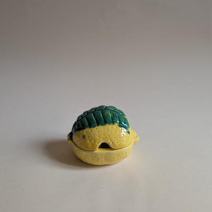 Set barbotine citron, saucière, poivrier et salière