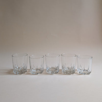 Ensemble de 5 verres à whisky