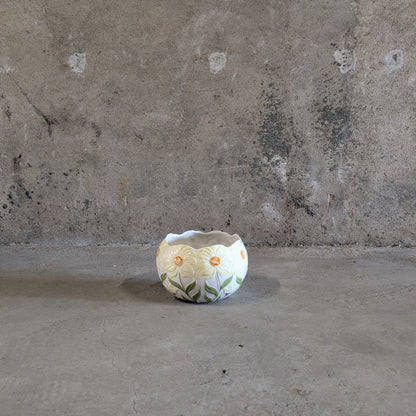 Cache-pot en barbotine