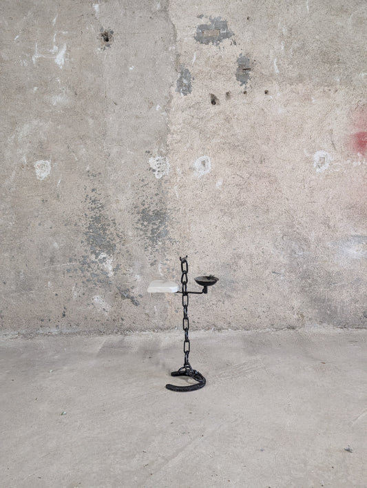 CENDRIER EN FER FORGÉ