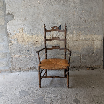 Fauteuil paillé