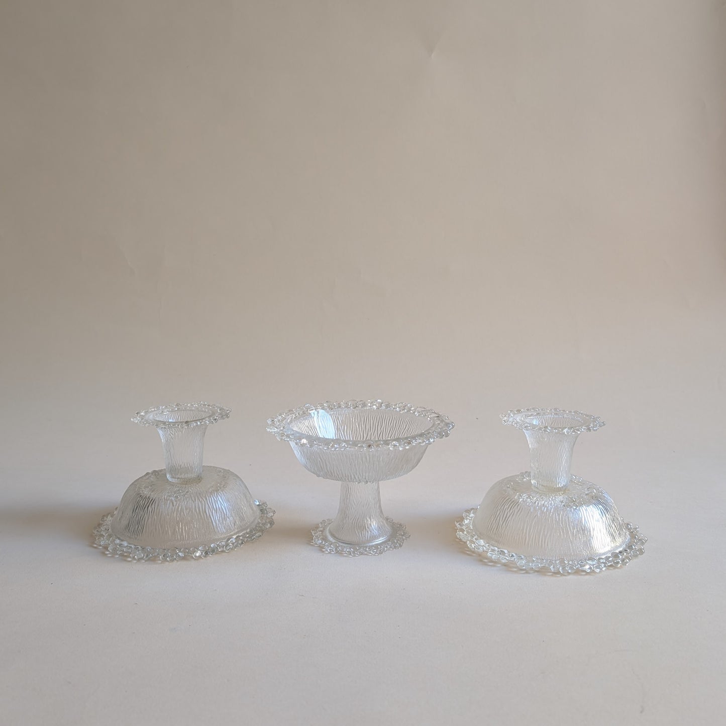 Ensemble de 5 coupelles en verre