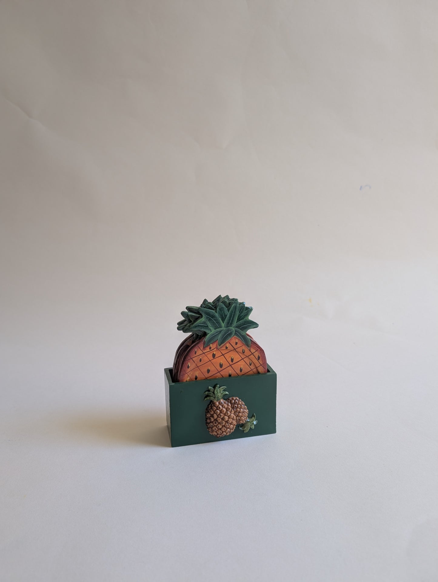 Sous verres vintage forme ananas