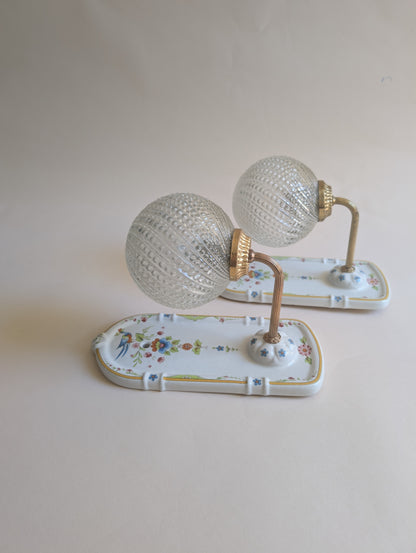 Appliques murales en céramique