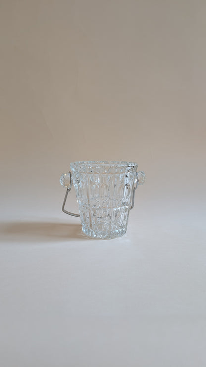 Seau à glaçon en verre