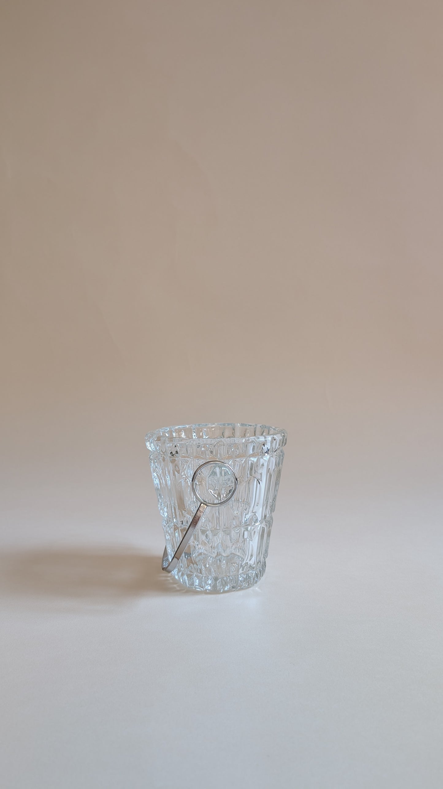 Seau à glaçon en verre