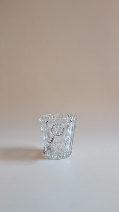 Seau à glaçon en verre