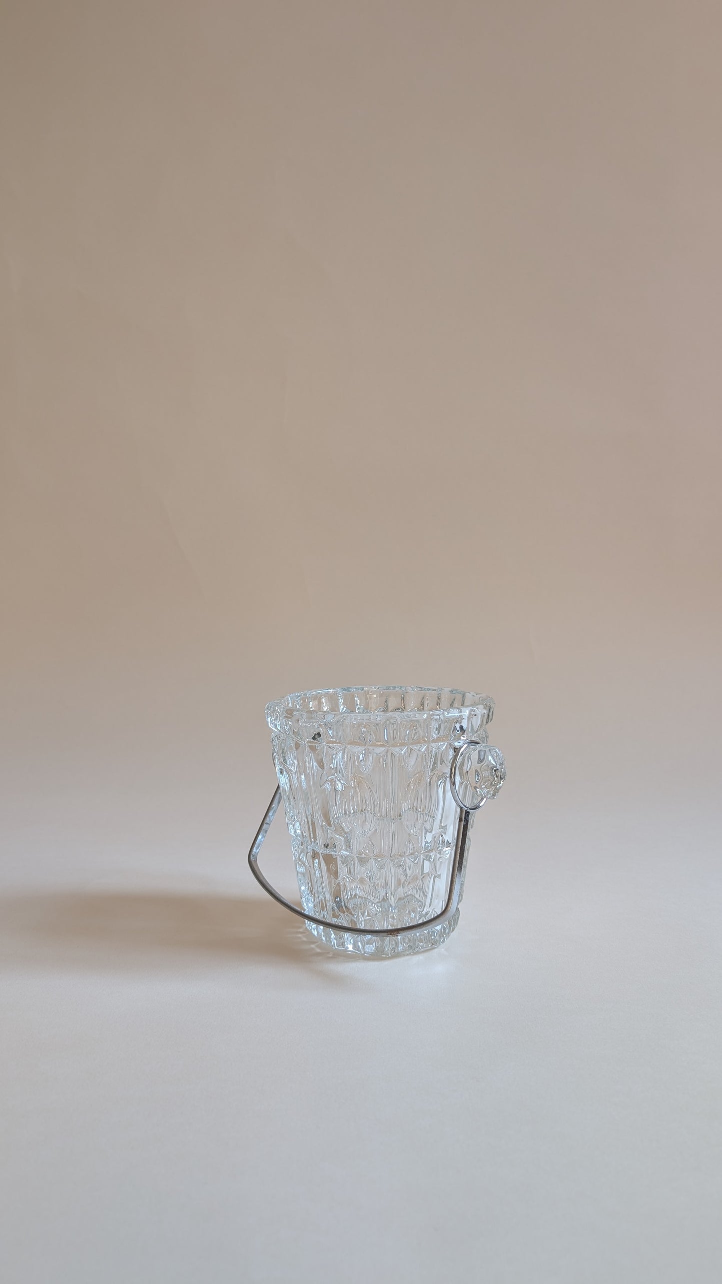 Seau à glaçon en verre