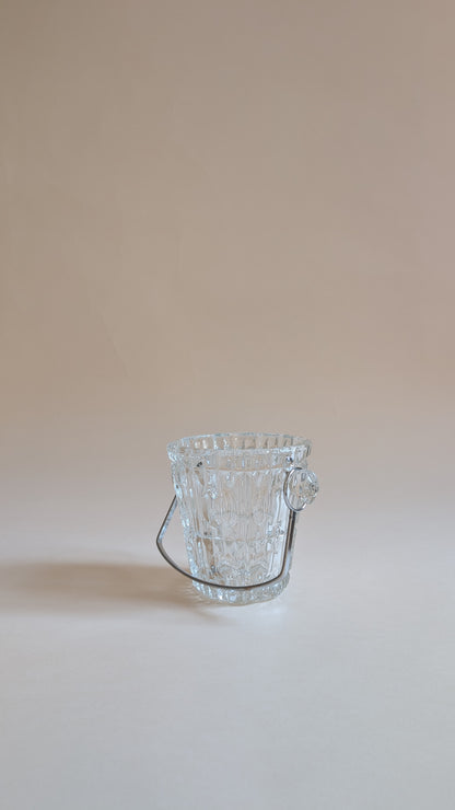 Seau à glaçon en verre