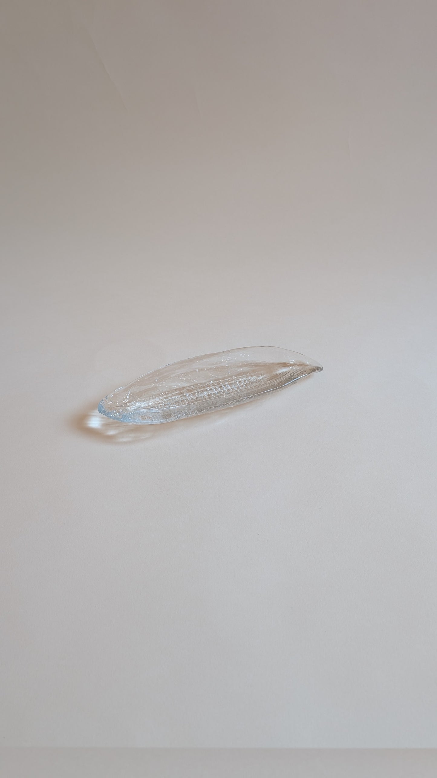 Vide-poche en verre épis de maïs