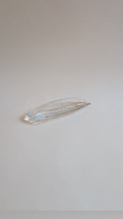 Vide-poche en verre épis de maïs