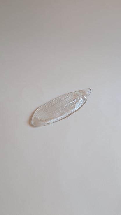 Vide-poche en verre épis de maïs