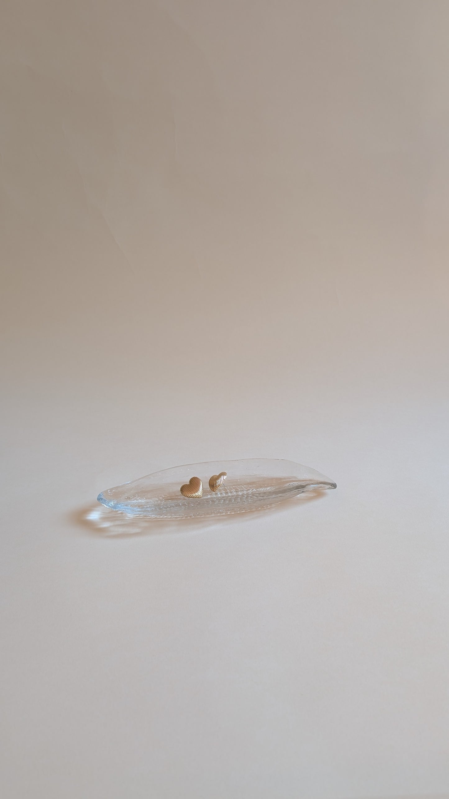 Vide-poche en verre épis de maïs