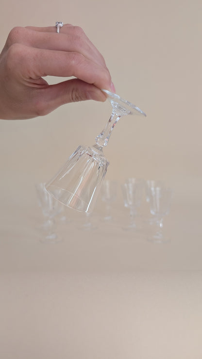 Ensemble de 11 verres en verre