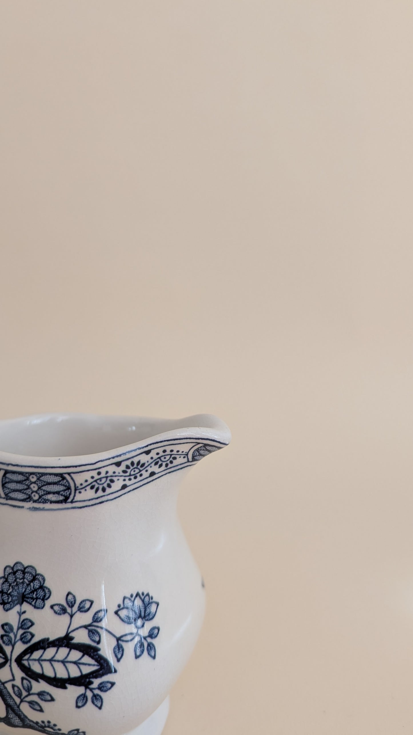 Ensemble de 6 tasses à café et son pot à lait