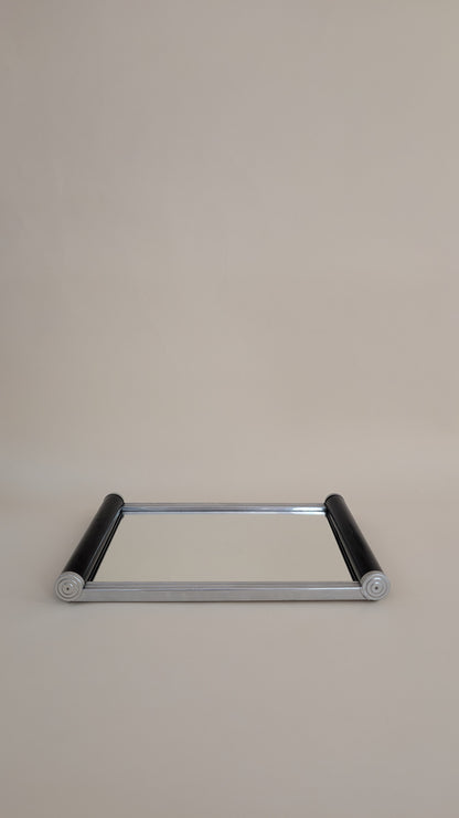 Plateau miroir Art Déco