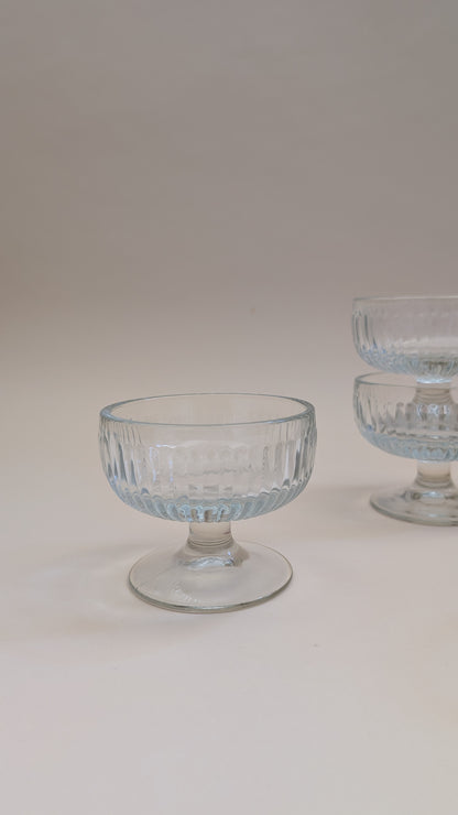 Coupes à glace en verre