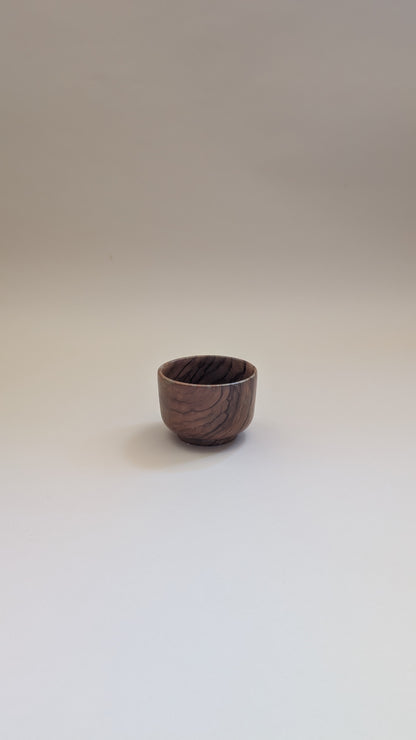 Coupelle en bois d'olivier