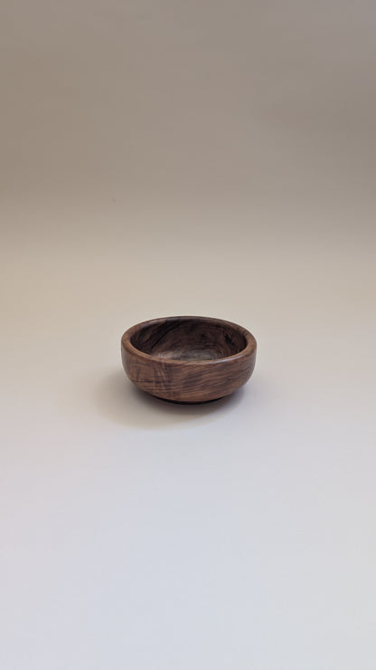 Coupelle en bois d'olivier
